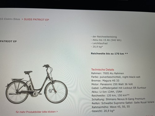 Bike swiss patriot - bike,